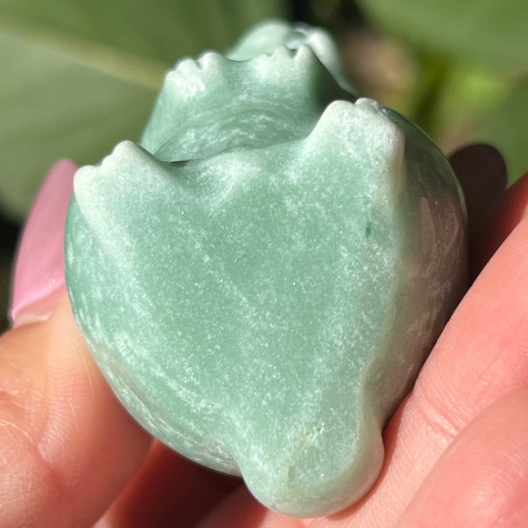 Green (2) aventurine bunny craving | crystal - Picture 13 of 14